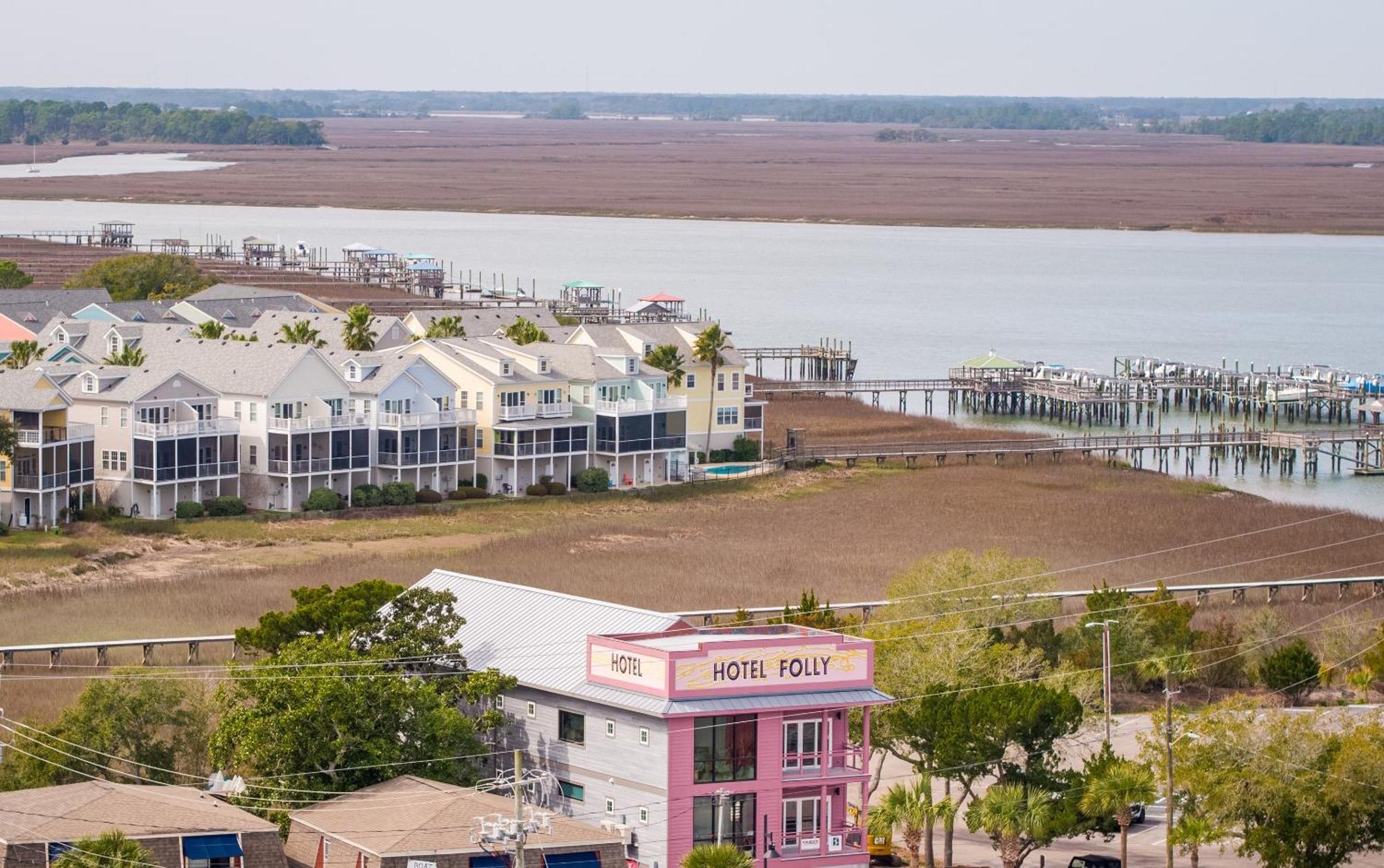 Hotel Folly With Marsh And Sunset Views Фоли Бийч Екстериор снимка